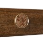 Wall mounted coat hanger Romimex Natural Wood Metal Bamboo 41 x 7 x 12 cm