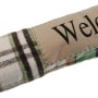 Door stop Welcome Versa Streched Textile 7 x 15 x 83 cm