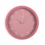 Horloge Murale Versa Rose polypropylène (4,3 x 30 x 30 cm)