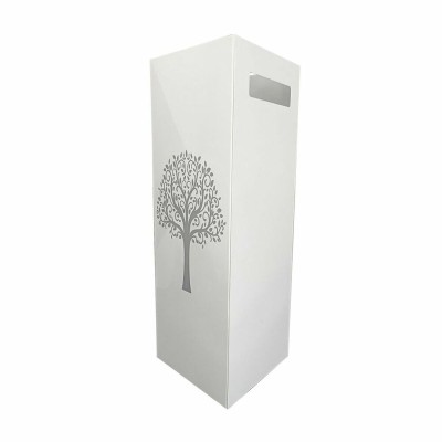 porte-parapluie Versa Lively Blanc 15,5 x 49 x 15,5 cm