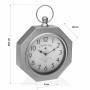 Wall Clock Versa GY Metal (28 x 8 x 40 cm)