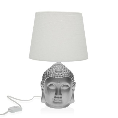 Lampe de bureau Versa Argenté Buda Porcelaine (21 x 33 x 21 cm)