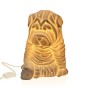 Lampe de bureau Versa Chien Porcelaine (17,1 x 19,6 x 15 cm)