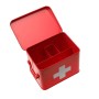 Malette de Secours Versa Rouge Acier (14,3 x 15,7 x 21,5 cm)