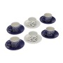 Piece Coffee Cup Set Versa Regina Ceramic (6 Pieces)