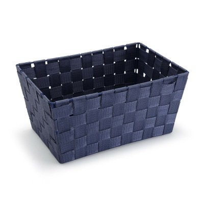 Panier Versa Bleu foncé Grand Textile 20 x 15 x 30 cm