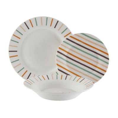 Assietes Versa Jasper 18 Pièces Porcelaine