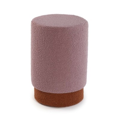 Tabouret Versa Rose clair Bois 33 x 47 x 33 cm