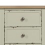 Nightstand Beige Natural Fir wood DMF 45 x 35 x 65 cm