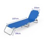 Sun-lounger Marbueno Blue 187 x 24 x 55 cm