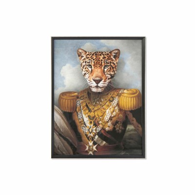 Painting DKD Home Decor Leopard (74 x 3 x 97 cm)