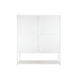 Étagère DKD Home Decor Blanc Noir Métal Bois de manguier 170 x 45 x 200 cm