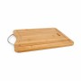 Cutting board Quttin Brown Silver Bamboo 39,5 x 30 x 1,5 cm (6 Units)