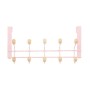 Door Coat Rack Pink Wood Metal 35 x 17 x 15 cm (6 Units)