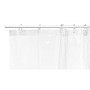 Shower Curtain Transparent Polyethylene EVA 180 x 180 cm (12 Units)