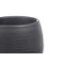 Set of pots Anthracite Plastic 16,5 x 16,5 x 14,5 cm (4 Units)