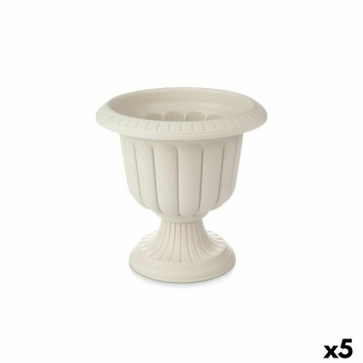 Planter Wineglass Beige Plastic 47,8 x 47 x 47,8 cm (5 Units)