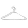 Set of Clothes Hangers Silver Metal 39,5 x 20 x 0,5 cm (24 Units)