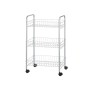 Vegetable trolley Silver Metal Plastic 37 x 27 x 62,3 cm (4 Units)