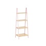 Bathroom Shelves Pink Natural Bamboo Pine 40 x 109,3 x 30 cm