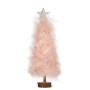 Sapin de Noël Rose Bois Plastique 9 x 34 x 9 cm (6 Unités)