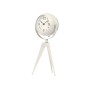 Horloge de table Tripode Blanc Métal 12 x 30 x 12 cm (4 Unités)