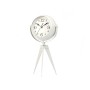 Horloge de table Tripode Blanc Métal 14 x 30 x 11 cm (4 Unités)