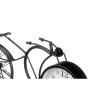 Table clock Bicycle Black Metal 40 x 19,5 x 7 cm (4 Units)