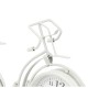 Horloge de table Bicyclette Blanc Métal 33 x 22,5 x 4,2 cm (4 Unités)