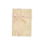 Set of decorative boxes Beige Cardboard Stripes Lasso 3 Pieces