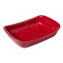 Plat de Four Pyrex Supreme Rouge Céramique Rectangulaire 30,2 x 20 x 7,4 cm (6 Unités)