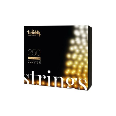 LED Lights Twinkly Strings 250 Gold Edition