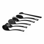 Kitchen Utensils Set Quttin Quttin Black (6 Pieces) (8 Units) (6 pcs)