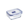 Boîte à lunch hermétique Luminarc Pure Box Active 380 ml 12 x 9 cm Bicolore verre (6 Unités)