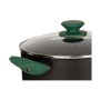 Casserole Black Green Ø 24 cm Aluminium (4,5 L)