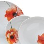 Tableware 18 Pieces Porcelain 1 cm Poppy