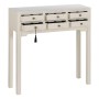 Console Blanc Bois d'épicéa Bois MDF 85 x 26 x 85 cm