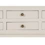 Console Blanc Bois d'épicéa Bois MDF 85 x 26 x 85 cm