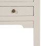 Console Blanc Bois d'épicéa Bois MDF 85 x 26 x 85 cm