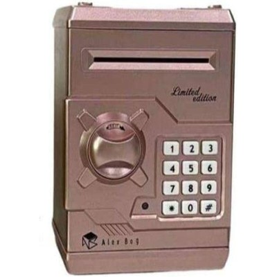 Money box Roymart Limited Edition Safety-deposit box Pink (18 x 13 x 12 cm)