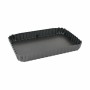 Springform Pan Quttin Black Carbon steel 22,5 x 15,5 x 3 cm (12 Units)