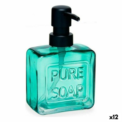 Soap Dispenser Pure Soap 250 ml Crystal Green Plastic (12 Units)