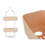 Rangement de douche 28 x 60 x 14 cm Beige Métal Plastique (6 Unités)