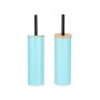 Toilet Brush Blue Metal Bamboo Plastic 9,5 X 27 X 9,5 cm (6 Units)