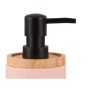 Soap Dispenser Pink Wood Resin Plastic (6 Units)