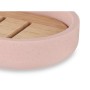 Porte-savon Rose Résine Bambou 12,5 x 2,5 x 8,5 cm (6 Unités)