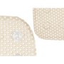 Non-slip Shower Mat Beige PVC 53 x 52,5 x 1 cm (6 Units)