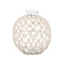 Decorative bauble White Transparent 21 x 23 cm (4 Units)