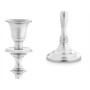 Candle Holder Silver Aluminium 4,5 x 20 x 7,5 cm (8 Units)