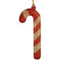 Ensemble Décorations de Noël Bâton 8 Pièces Rouge Doré Plastique 6,5 x 1 cm (24 Unités)